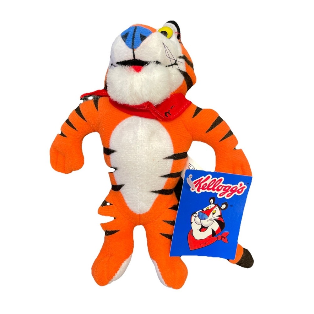 Tony‎ the Tiger Plush 8" Kelloggs 1997 Frosted Flakes Stuffed Animal